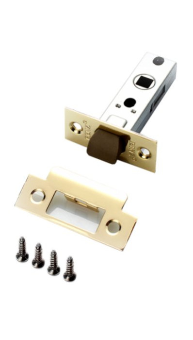 Защелка межкомнатная RENZ L 5-45 plastic B золото