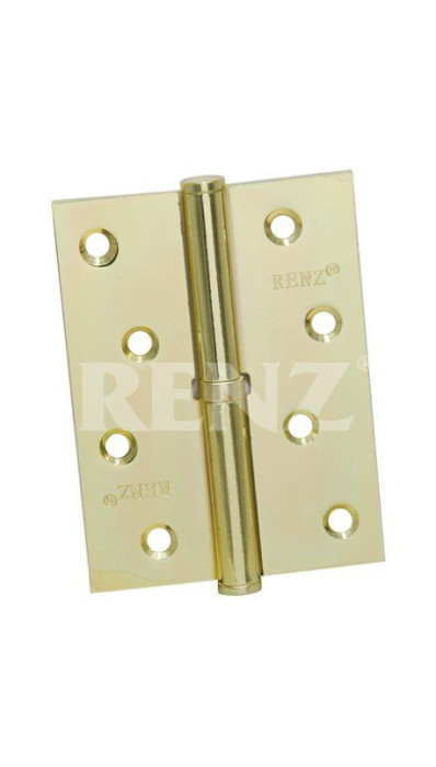 RENZ INRENZ L 100 FH GM петля стальная левая, цвет лат.блест. RENZ INRENZ L 100 FH GM петля стальная левая, цвет лат.блест.