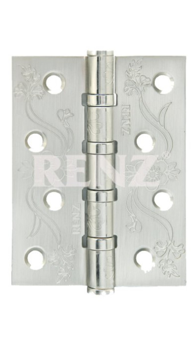 RENZ INDECOR FL 100-4BB FH SN петля стальная, цвет никель матовый