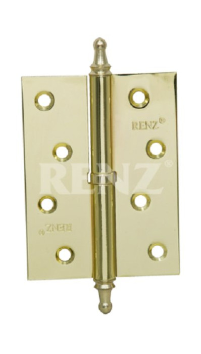 RENZ INR 100 CH SB петля стальная правая, цвет латунь матовая