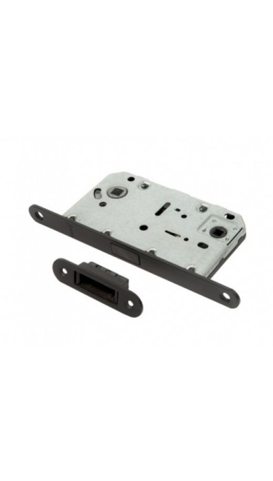 Замок межкомнатный санузловый WC магнитный RENZ 96 мм LBM 5096 Black Черный