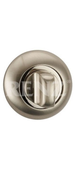 Завертка к ручкам RENZ BK 08 BIG SN/NP матовый никель / хром