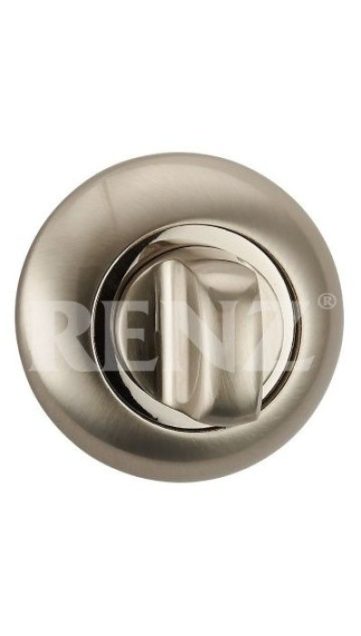Завертка к ручкам RENZ BK 08 BIG SN/NP матовый никель / хром Завертка к ручкам RENZ BK 08 BIG SN/NP матовый никель / хром
