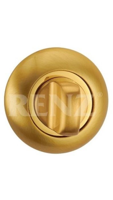 Завертка к ручкам RENZ BK 08 BIG SG/GP матовое золото / золото Завертка к ручкам RENZ BK 08 BIG SG/GP матовое золото / золото