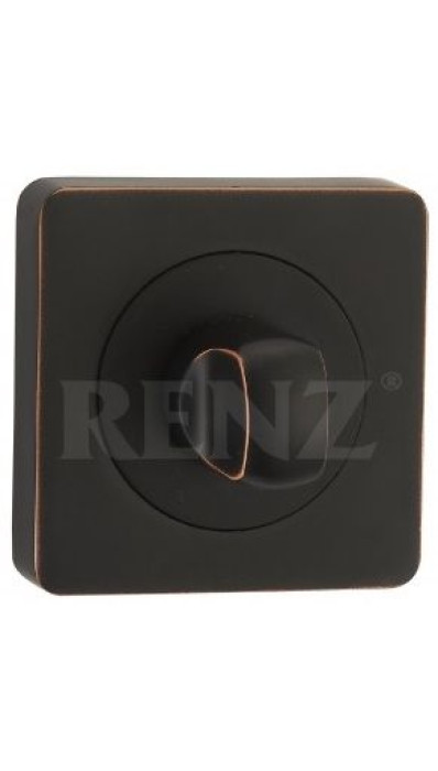 Завертка к ручкам Renz BK 02 BIG ABB черная бронза с патиной