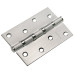 Петля дверная универсальная стальная MORELLI MS 100X70X2.5-4BB SC матовый хром Петля дверная универсальная стальная MORELLI MS 100X70X2.5-4BB SC матовый хром