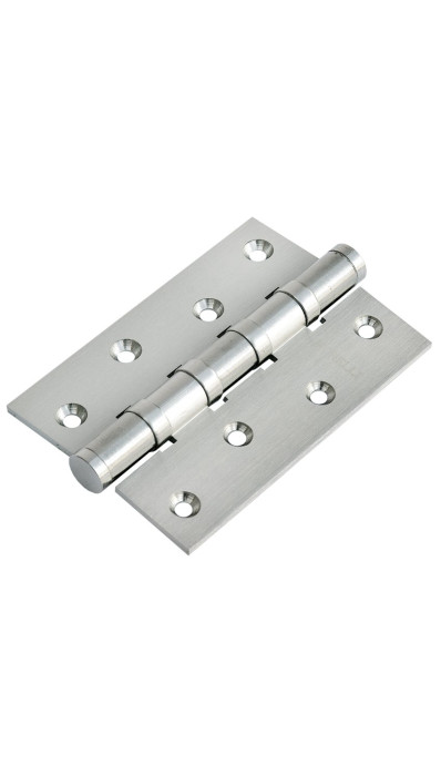 Петля дверная универсальная латунная MORELLI MBU 100X70X3-4BB SC матовый хром