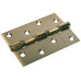 Петля дверная универсальная стальная MORELLI MS 100X70X2.5-4BB COF кофе