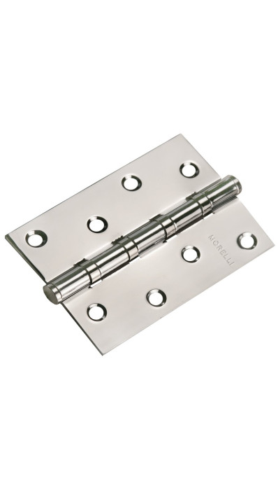 Петля дверная универсальная стальная MORELLI MS 100X70X2.5-4BB PC перламутровый хром