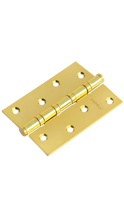 Петля дверная универсальная стальная MORELLI MS 100X70X2.5-4BB PG золото