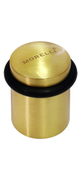 Дверной ограничитель напольный MORELLI DS3 SG матовое золото