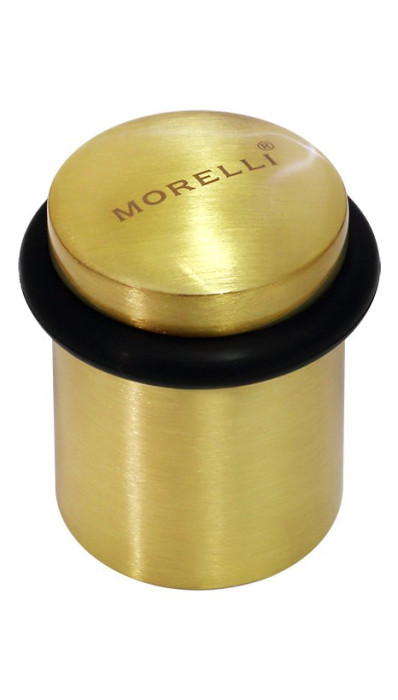Дверной ограничитель напольный MORELLI DS3 SG матовое золото