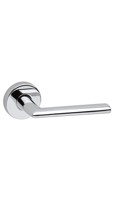 Дверная ручка FIMET SLIM 1063/273 на круглой розетке, полированный хром F04 Дверная ручка FIMET SLIM 1063/273 на круглой розетке, полированный хром F04