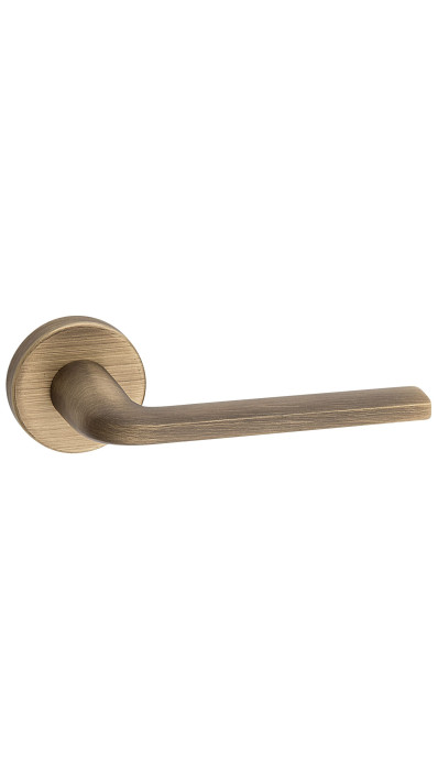Fimet EASY 1301/232 дверная ручка на розетке, цвет матовая бронза F43 Fimet EASY 1301/232 дверная ручка на розетке, цвет матовая бронза F43