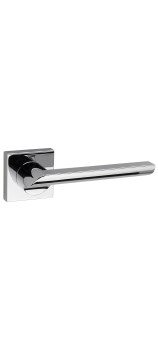 Fimet PUNTO SQ 1205/213 дверная ручка на розетке, цвет полированный хром F04