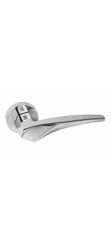Дверная ручка на круглой розетке PALIDORE 503 PC хром