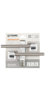 Дверная ручка FUARO GALAXY XM/HD SN/CP-3 матовый никель/хром