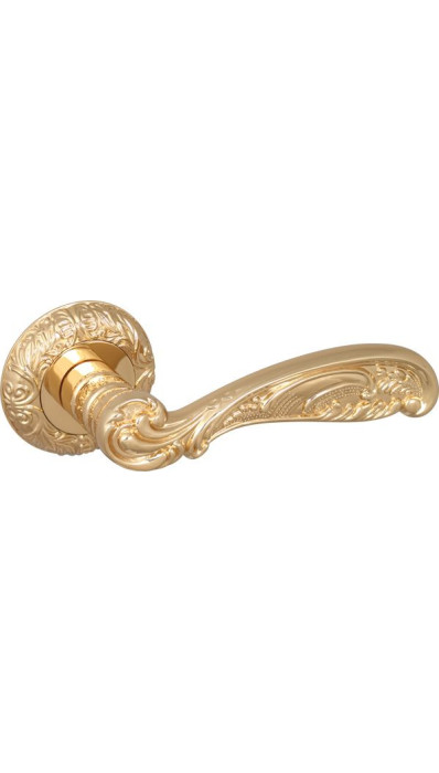 Дверная ручка FUARO BRILLIANT SM GOLD-24 золото 24К