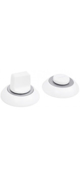 Фиксатор поворотный CdeB 70 WC MWH/CP белый матовый/хром блестящий