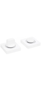 Фиксатор поворотный CdeB 40 WC PWH/CP белый/хром блестящий