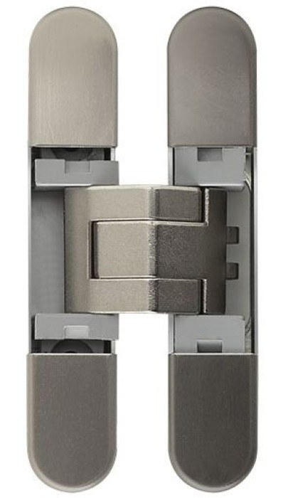 Дверная петля скрытой установки Ceam с 3D регулировкой 929 NIK никель (12-20 кг)