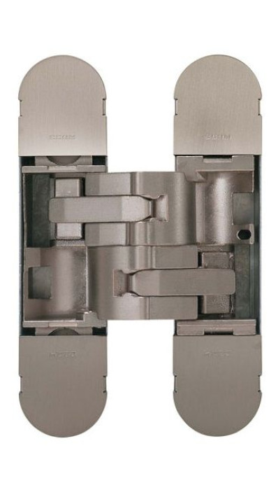 Дверная петля скрытой установки CEAM с 3D регулировкой 1230S NKS матовый никель (50-70кг)